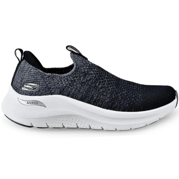 TÊNIS FEMININO SKECHERS ARCH FIT 2.0 PRETO 150055BR-BKCC