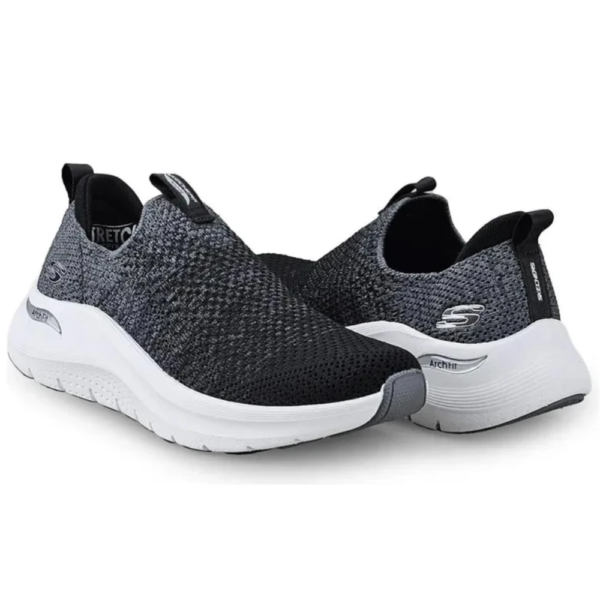 TÊNIS FEMININO SKECHERS ARCH FIT 2.0 PRETO 150055BR-BKCC