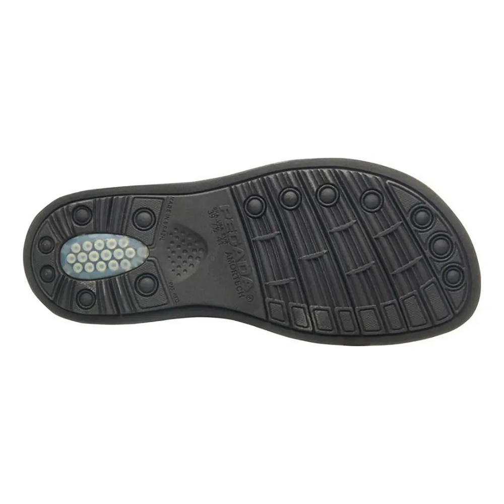 Chinelo Masculino Pegada em Couro Pinhão Cravo