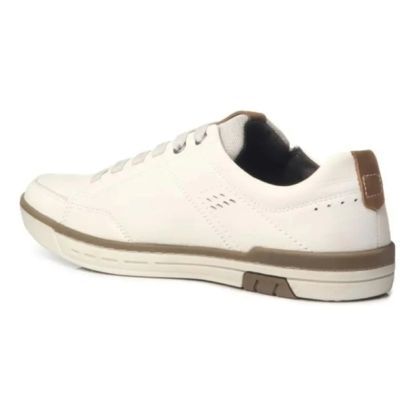 Sapatenis Masculino Pegada em Couro Milk 119308-02
