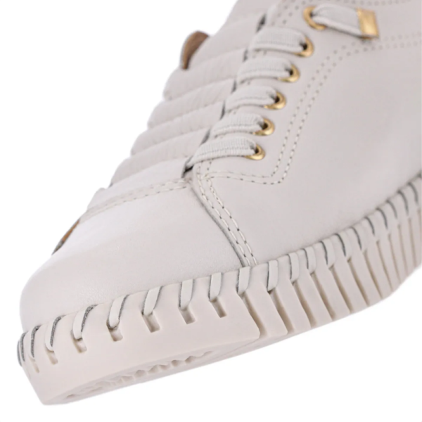 Tênis Feminino Bottero Casual em Couro Off-White 369504