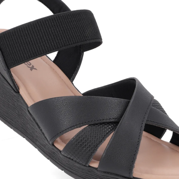 Sandália Usaflex Anabela Preto UF0502