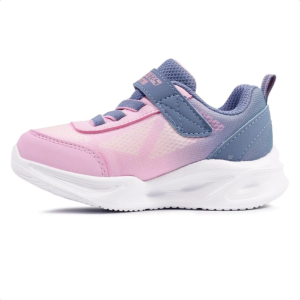 Tênis Infantil Skechers Sola Glow Ombre Deluxe Rosa 303714L