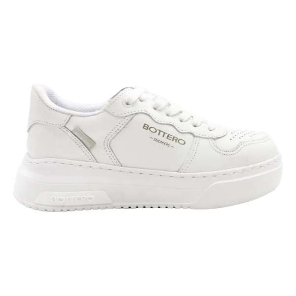 Tênis Feminino Bottero Sneakers Casual em Couro Branco 365103