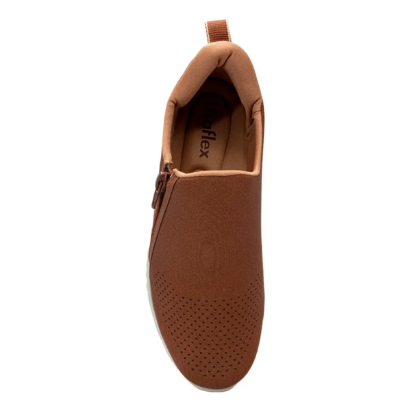 Tênis Feminino Usaflex em Elastano Bronze AE22039