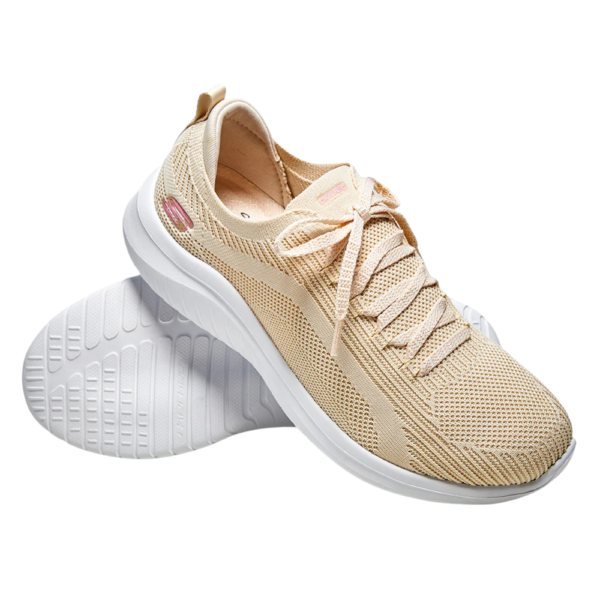 Tênis Feminino Skechers Ultra Flex 2.0 Bege 896247BR