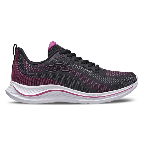 Tênis Olympikus Feminino Apolis Chbhib Preto e Rosa 43616206