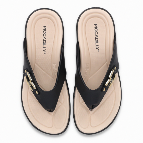Chinelo Piccadilly Preto 239035