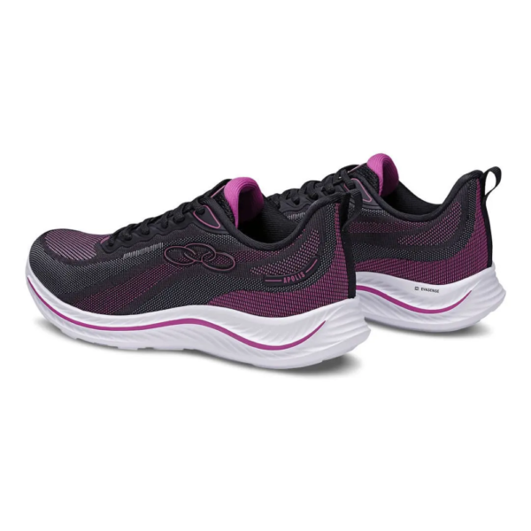 Tênis Olympikus Feminino Apolis Chbhib Preto e Rosa 43616206