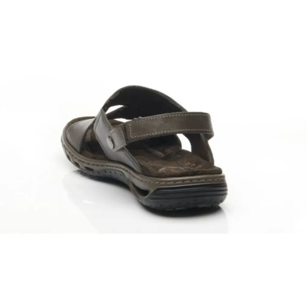 Sandália Masculina Pegada em Couro Cravo 131662-03