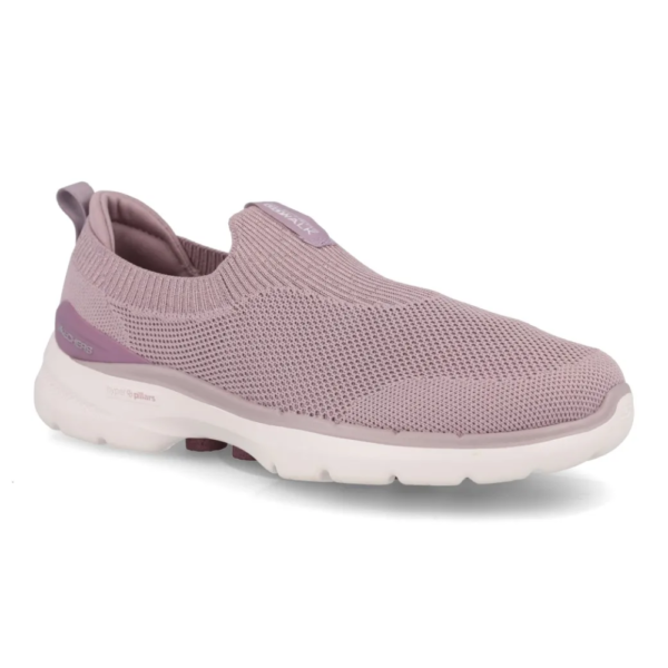 Tênis Skechers Feminino Slip on Go Walk 6 Malva 124530BR-MVE