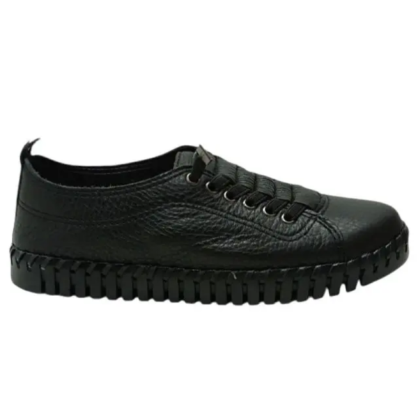 Tênis Feminino Bottero Casual em Couro Preto 369504