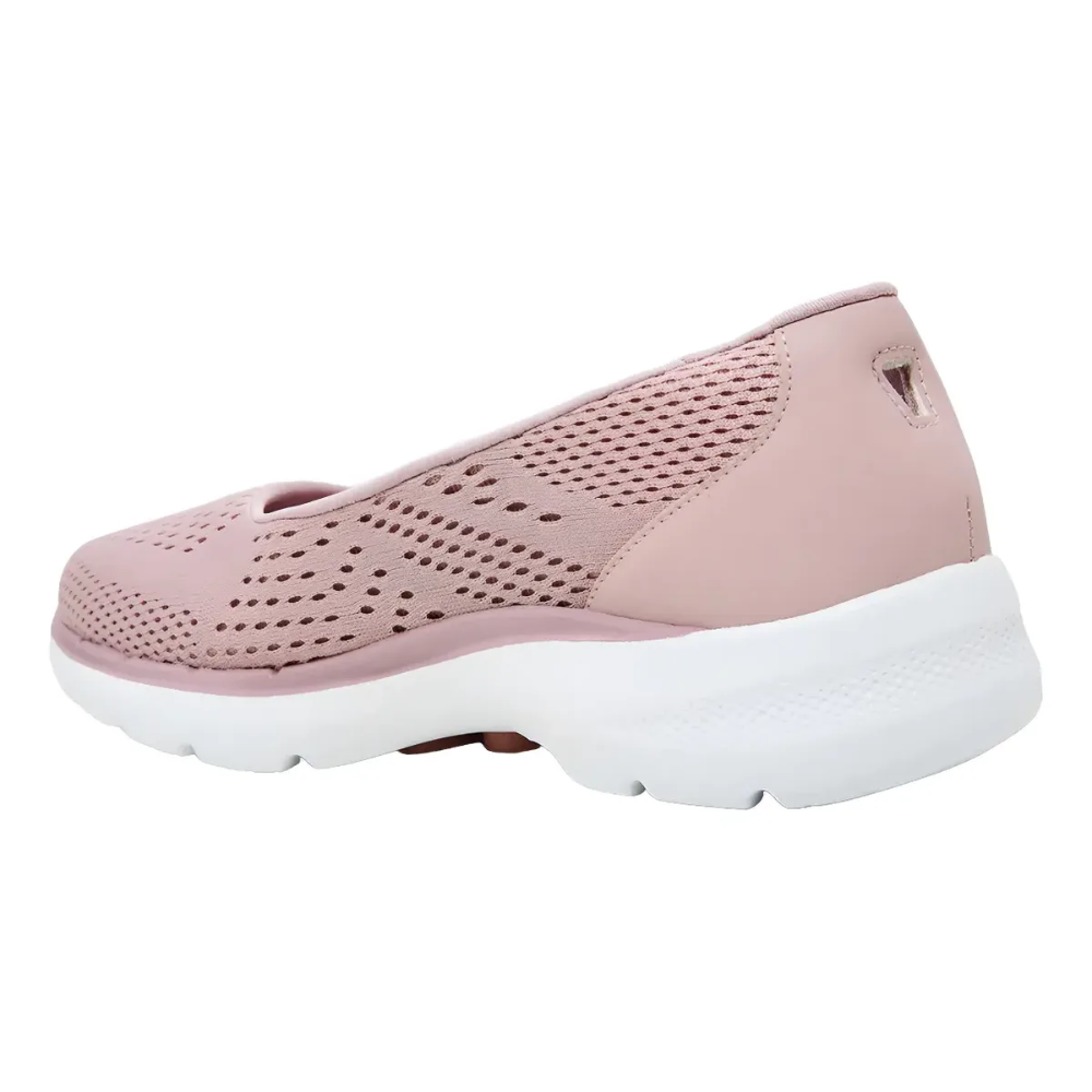 Tênis Skechers Feminino Slip on Go Walk 6 Rosa 896129BR - Imagem 5