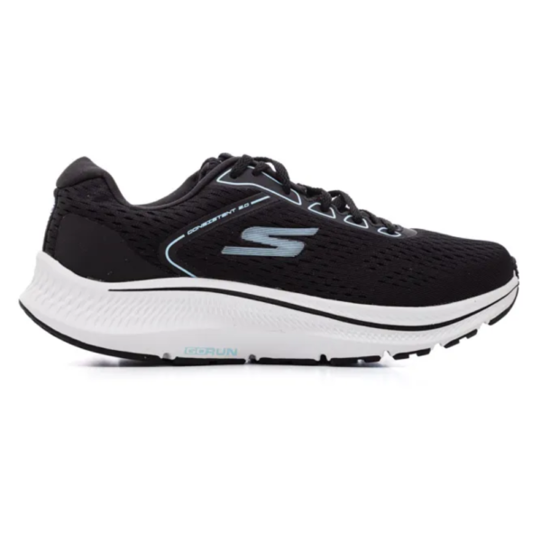 Tênis Feminino Skechers Go Run Consistent 2.0-Mile MA Preto 128607BR-BKW