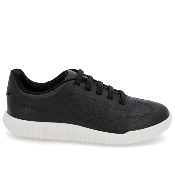 Tênis Feminino Usaflex em Couro Preto AN08003