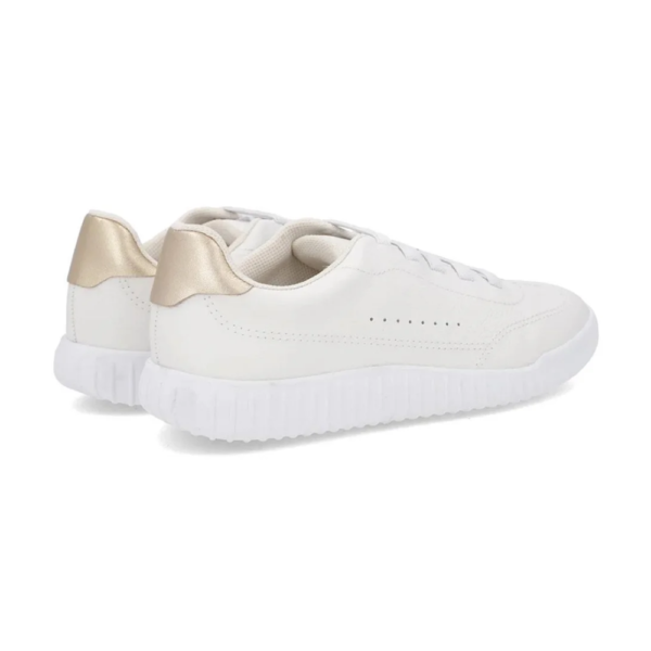 Tênis Feminino Usaflex em Couro Branco AN08003