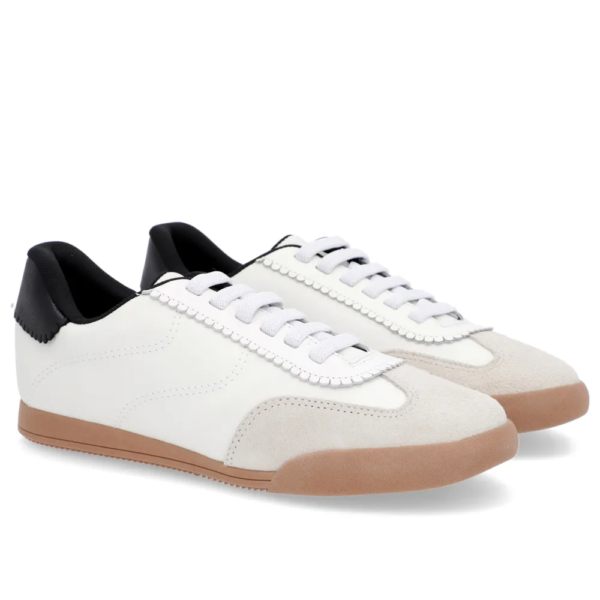 Tênis Feminino Usaflex em Couro Branco AM26003