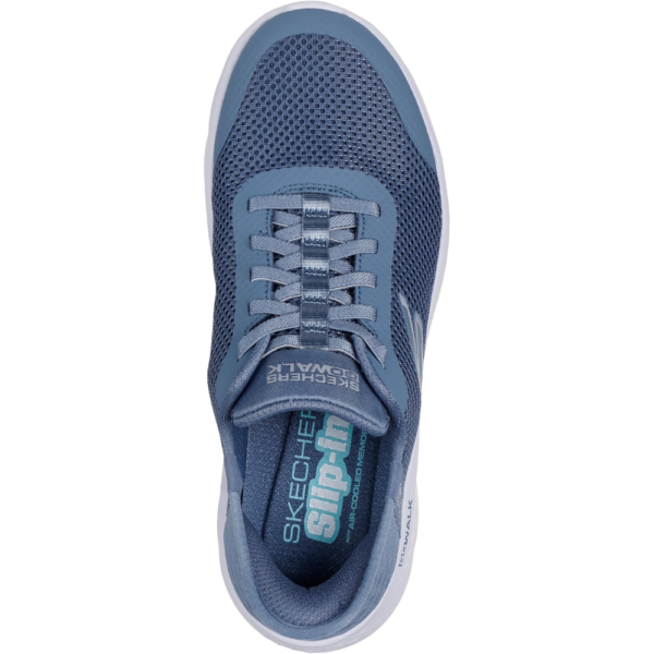 Tênis Feminino Skechers Go Walk Flex Grand Entry Cinza 124836-BLU