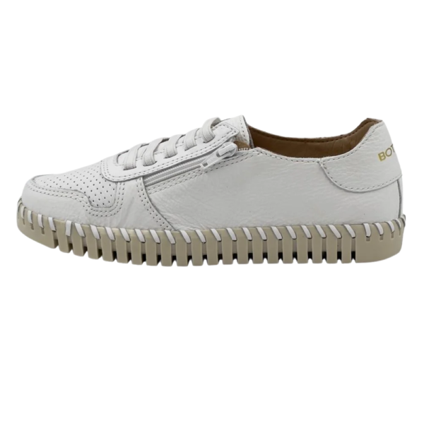 Tênis Feminino Bottero Casual em Couro Branco 374103