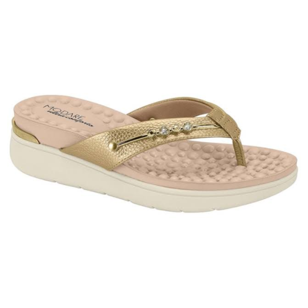 Chinelo Feminino Modare Dourado 7151.115.31119.66