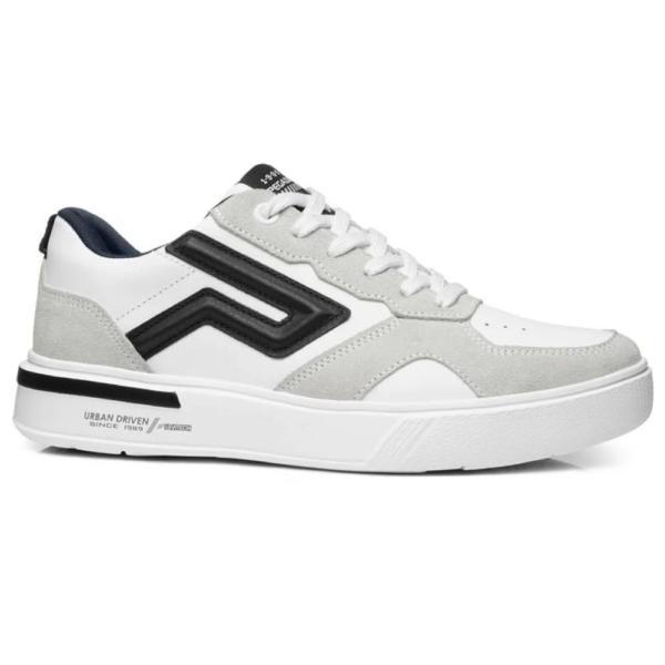 Sapatênis Masculino Pegada em Couro Branco 111951-02