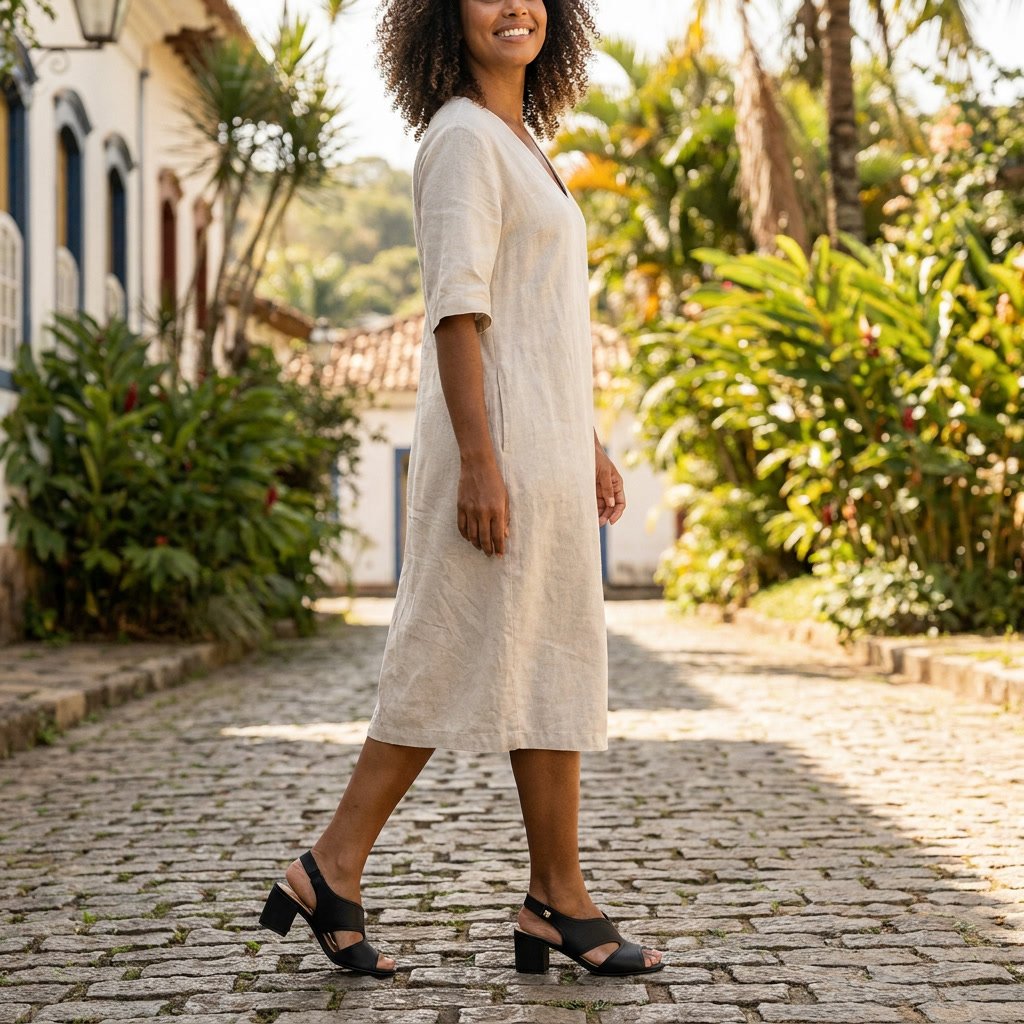 Sandália Feminina Modare Preto