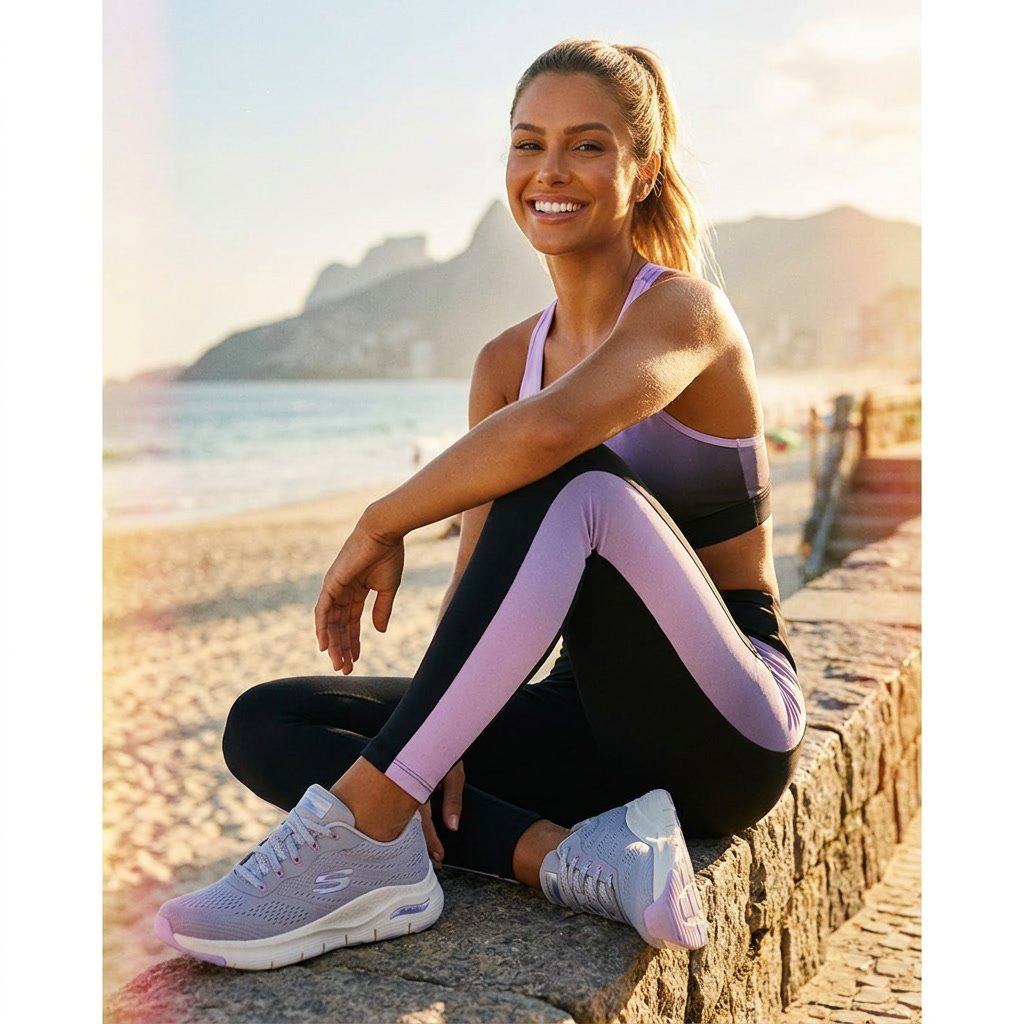 Tênis Skechers Arch Fit 2.0 Big League Cinza 150051BR - Imagem 8