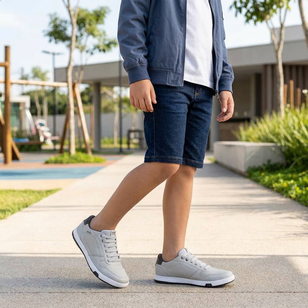 Sapatênis Infantil Pegada PGD Off-White 370428-02 - Imagem 6