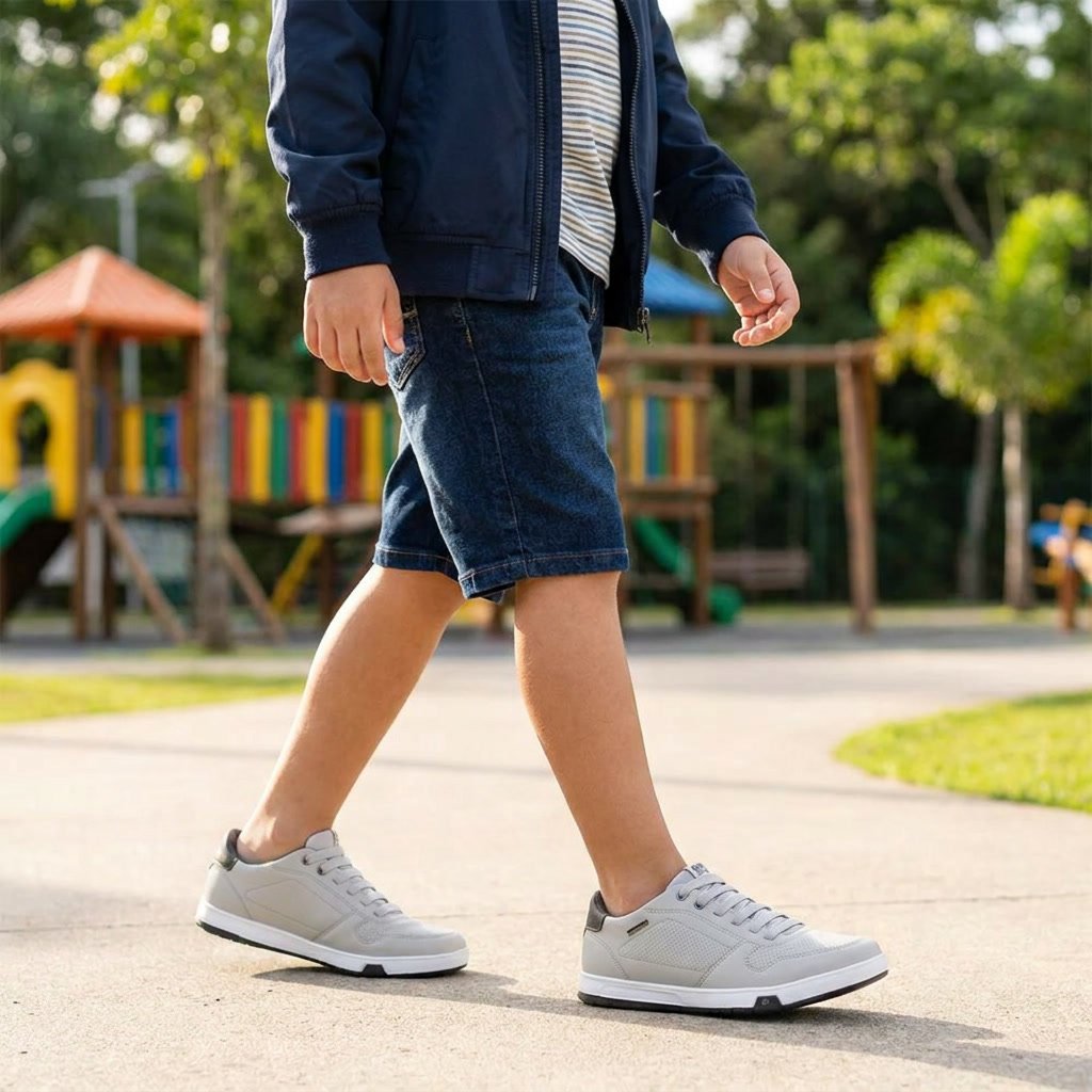 Sapatênis Infantil Pegada PGD Off-White 370428-02 - Imagem 5