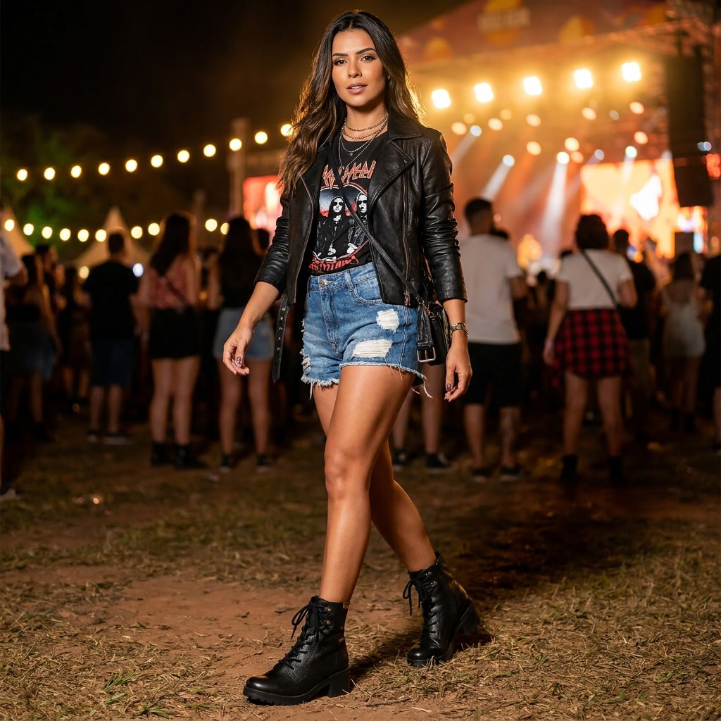 Bota Coturno Feminina Bottero em Couro Burnish Preto 349108 - Imagem 5
