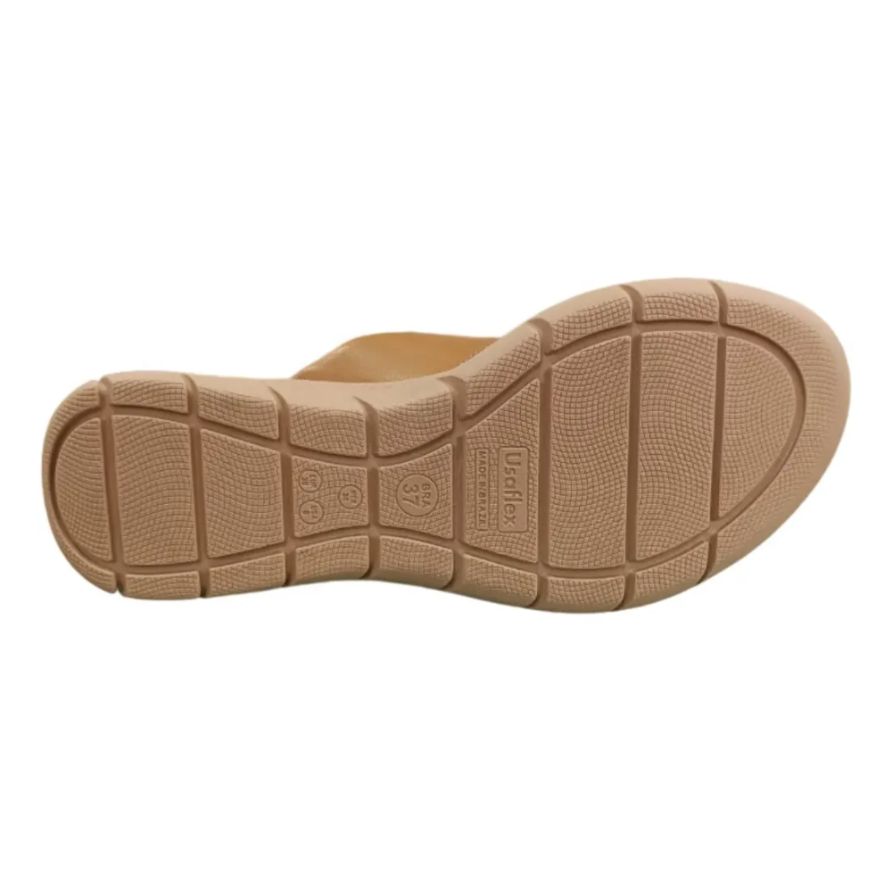 Chinelo Usaflex em Couro Marrom AL1406 - Imagem 4
