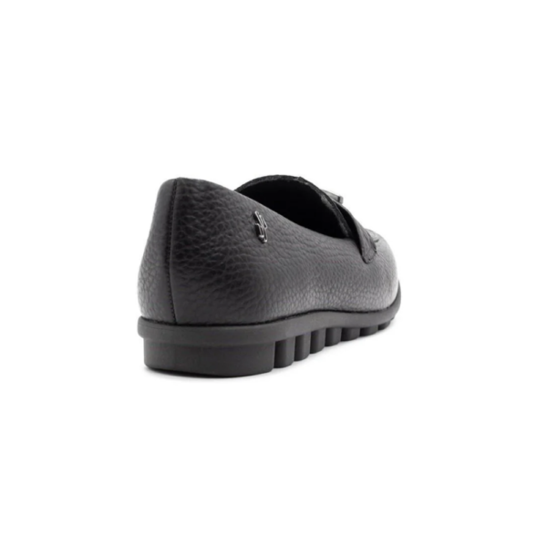 Mocassim Feminino Usaflex em Couro Preto AL3404
