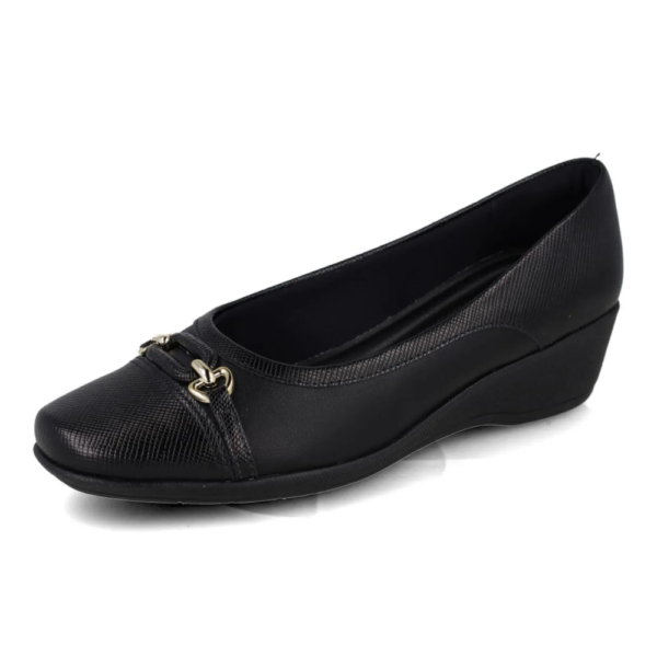 Sapatilha Feminina Anabela Piccadilly Preto 143242