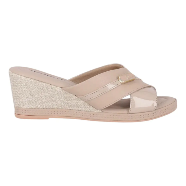 Tamanco Feminino Piccadilly Bege 408219