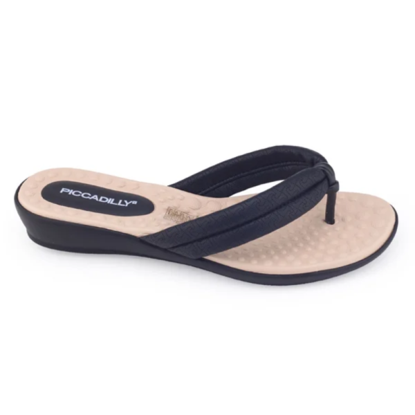 Chinelo Feminino Confort Piccadilly Preto 500324