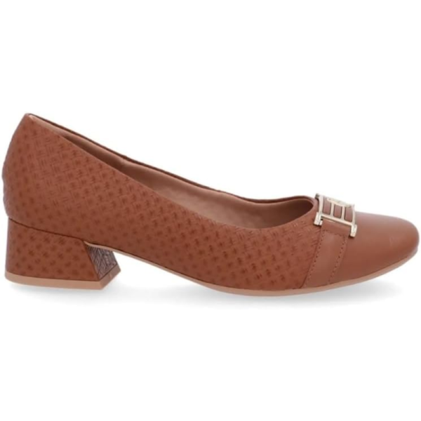 Scarpin Salto Bloco Canela AL0803