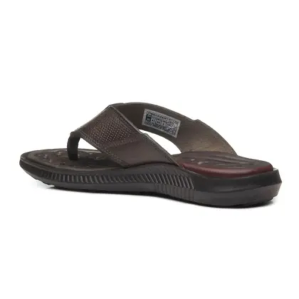 Chinelo Pegada Masculino em Couro Anilina Cravo 133159-02