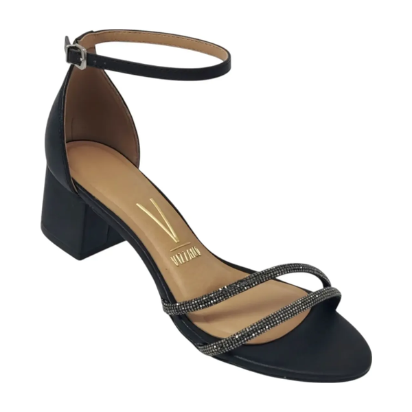 Sandália Feminina Vizzano Salto Bloco Médio Preto 6291.1715.7286.96754