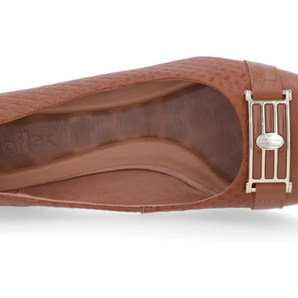 Scarpin Salto Bloco Canela AL0803