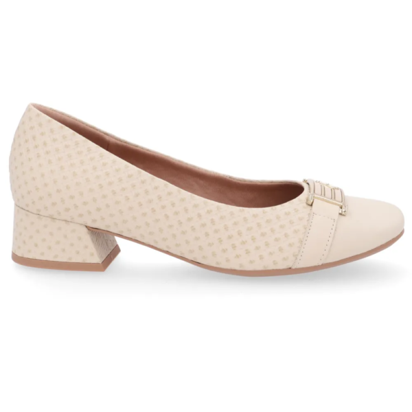 Scarpin Salto Bloco Vanilla AL0803