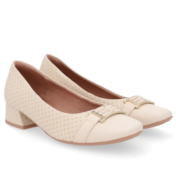 Scarpin Salto Bloco Vanilla AL0803
