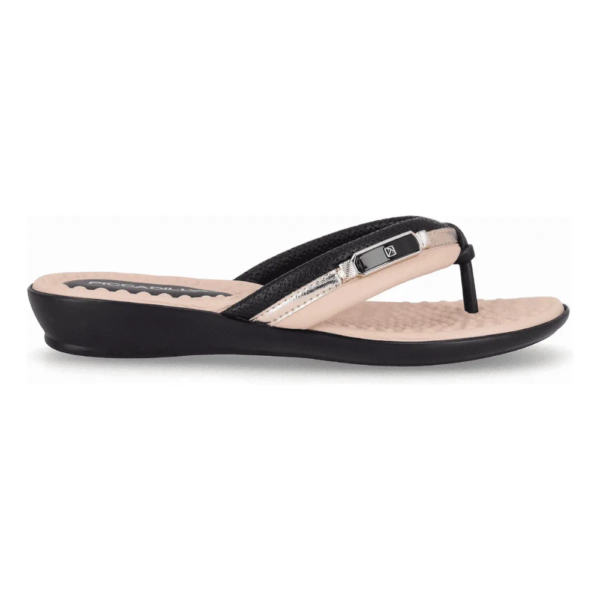 Chinelo Anabela Piccadilly Ultra Conforto Preto 500411