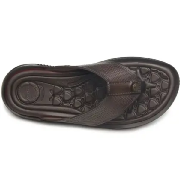 Chinelo Pegada Masculino em Couro Anilina Cravo 133159-02