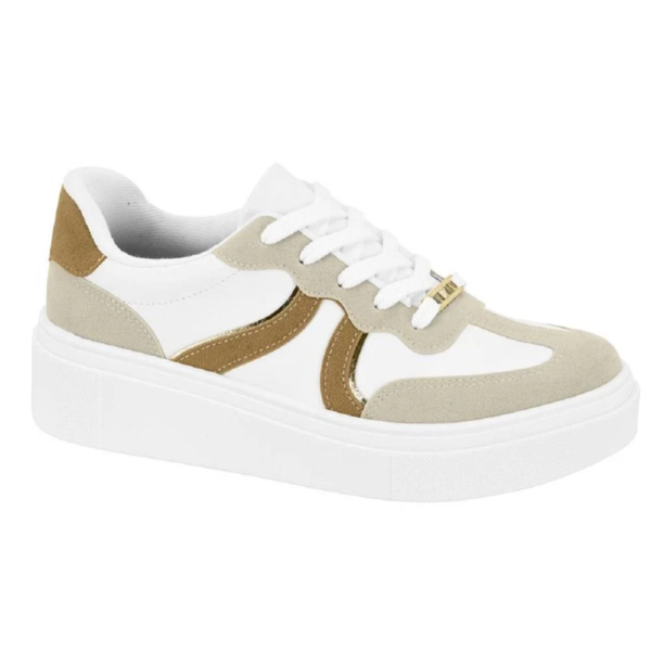 Tênis Feminino Vizzano Flatform Casual Branco 1339.346.31057.103968