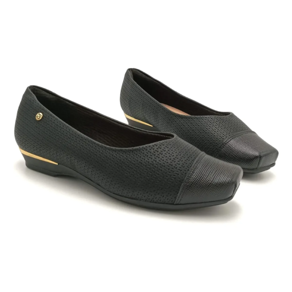 Sapatilha Feminina Anabela Piccadilly Preto 147180