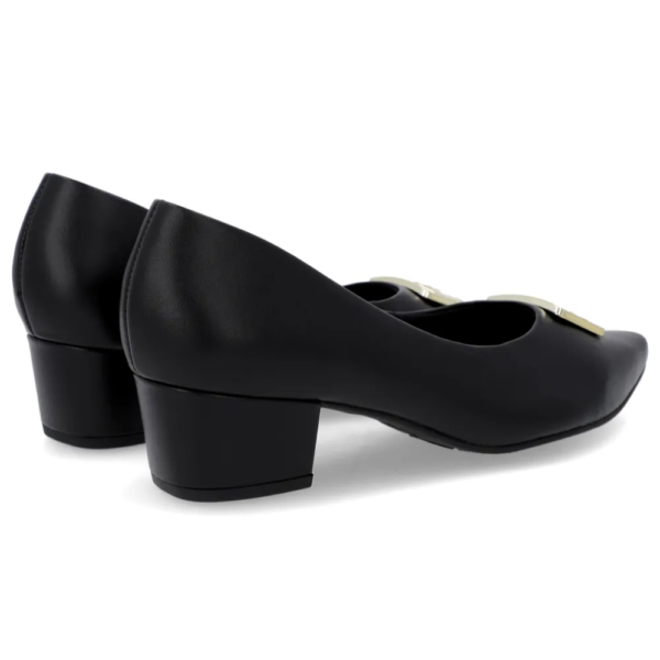 Scarpin Salto Bloco Preto AM33002