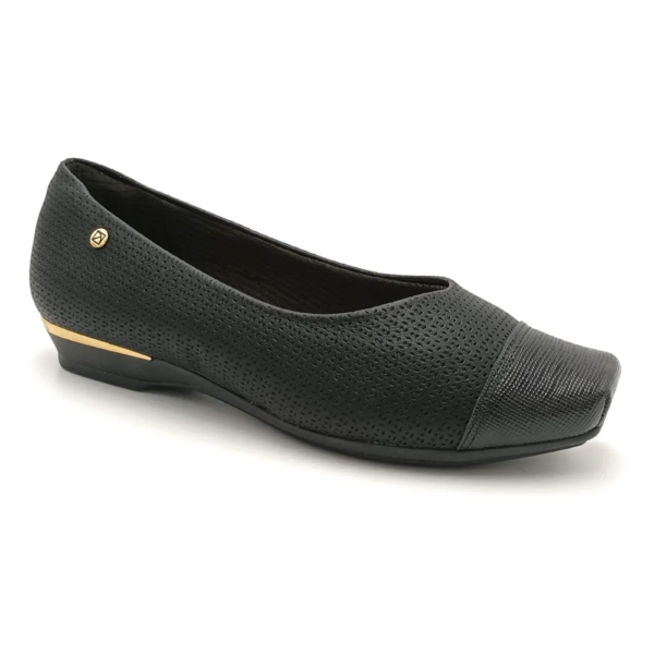 Sapatilha Feminina Anabela Piccadilly Preto 147180