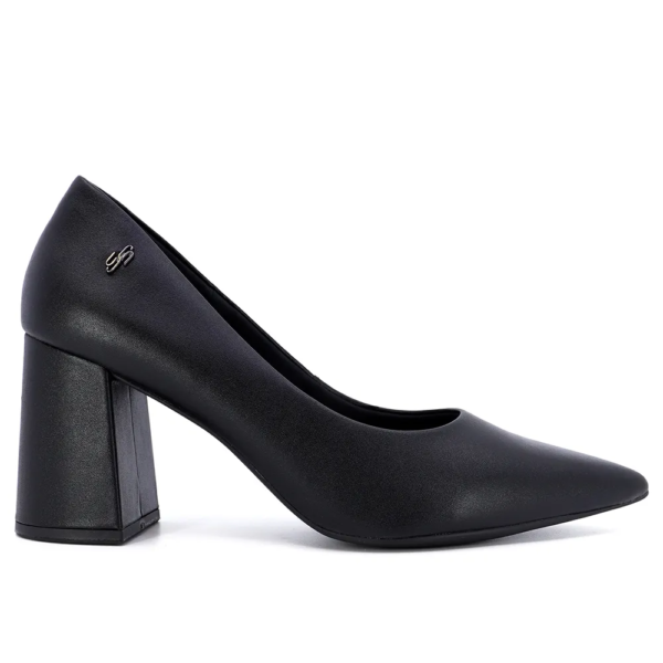 Scarpin Salto Bloco Preto AH0511