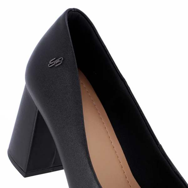 Scarpin Salto Bloco Preto AH0511