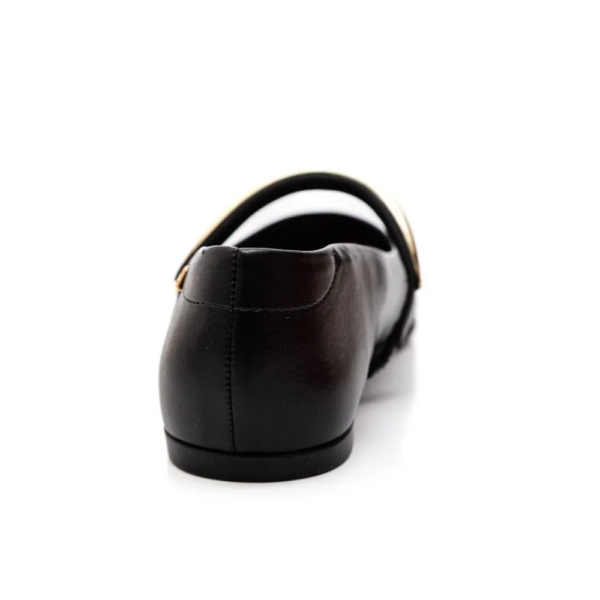 Sapatilha Feminina Boneca Santinelli Bico Fino Preto 1600-034-252